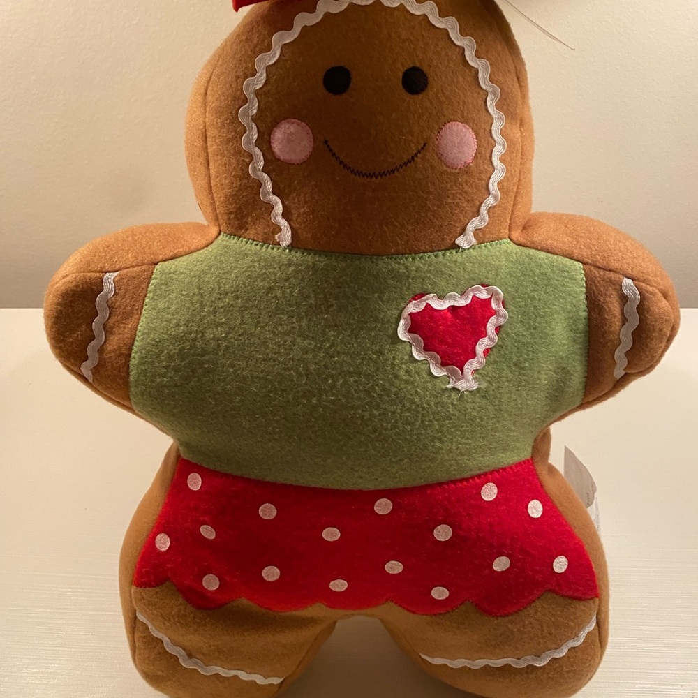 Gingerbread Plush Holiday Decor